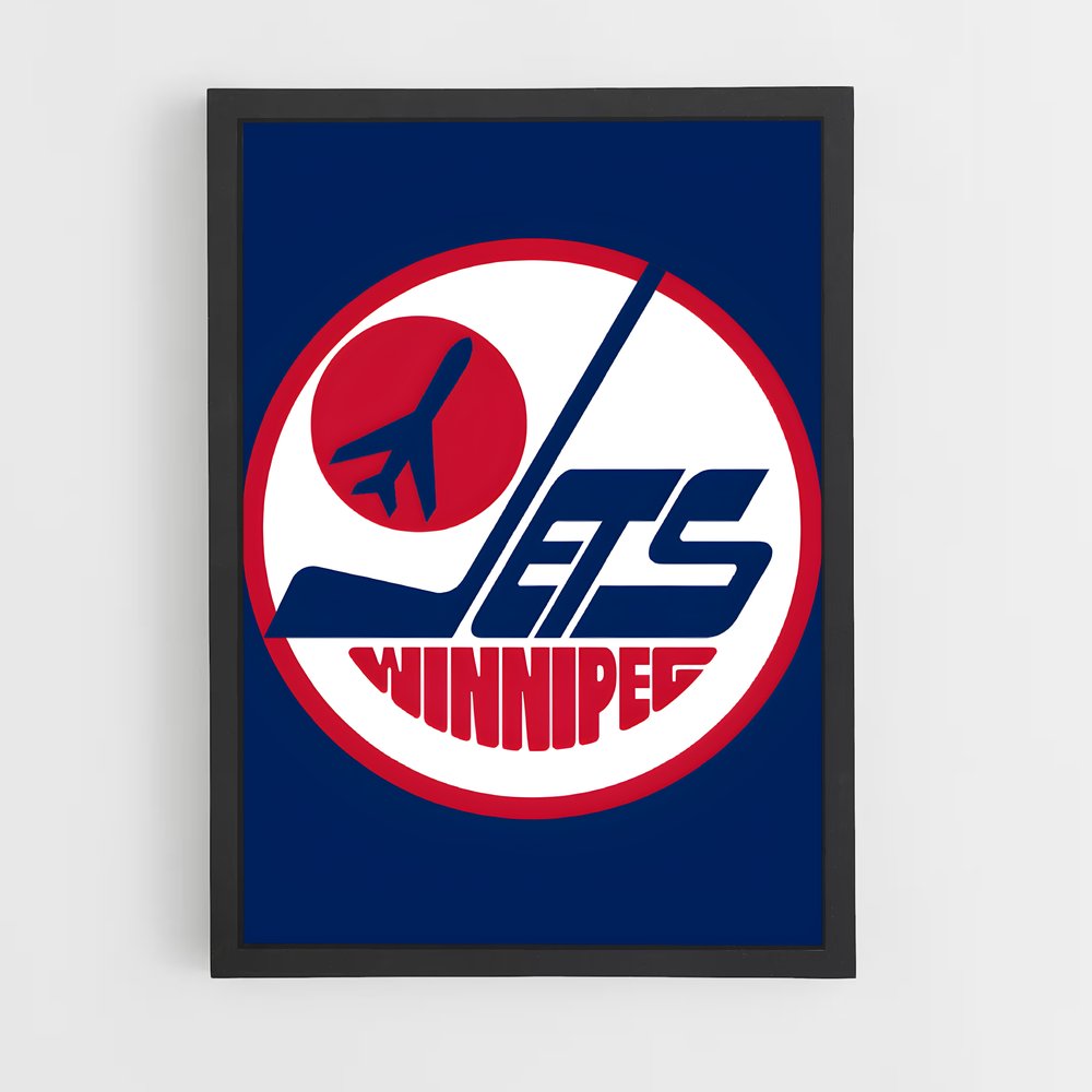 Poster Vortex des Jets – affiche Hockey sur glace (vue 2)